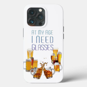 SlipperyJoe's beer glasses pilsner glasses steins iPhone 13 Pro Case