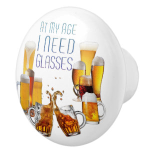 SlipperyJoe's beer glasses pilsner glasses steins Ceramic Knob