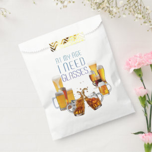 SlipperyJoe's beer glasses pilsner glasses steins Favour Bags