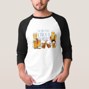 SlipperyJoe's beer glasses pilsner glasses steins T-Shirt