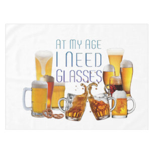SlipperyJoe's beer glasses pilsner glasses steins Tablecloth