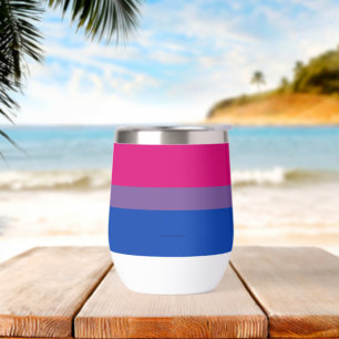SlipperyJoe's Bisexual Pride Flag colours magenta