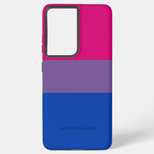 SlipperyJoe's Bisexual Pride Flag lavender-pink bl Samsung Galaxy Case