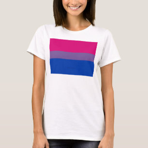 SlipperyJoe's Bisexual Pride Flag lavender-pink bl T-Shirt