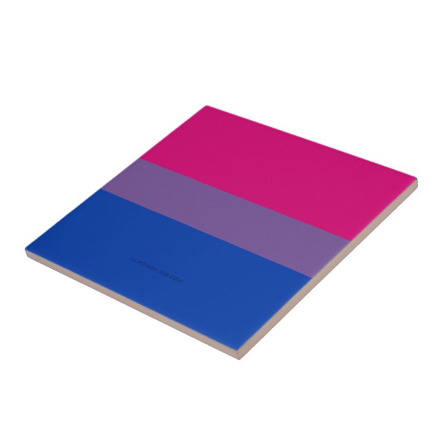 SlipperyJoe's Bisexual Pride Flag lavender-pink bl Tile (Side)