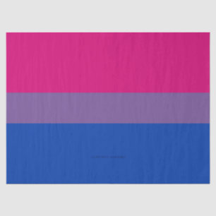 SlipperyJoe's Bisexual Pride Flag lavender-pink bl Tissue Paper