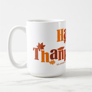 SlipperyJoe's bright festive Thanksgiving graphic Coffee Mug