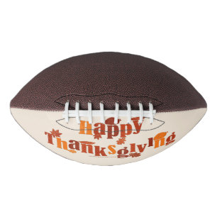 SlipperyJoe's bright festive Thanksgiving graphic Football