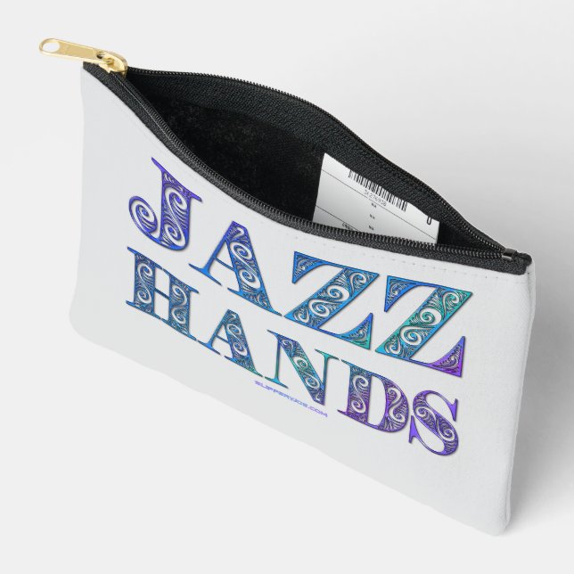 SlipperyJoe's Broadway musical Jazz Hands queer ca Accessory Pouch (Open)