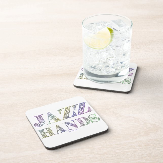 SlipperyJoe's broadway musical Jazz Hands queer ca Coaster (Right Side)