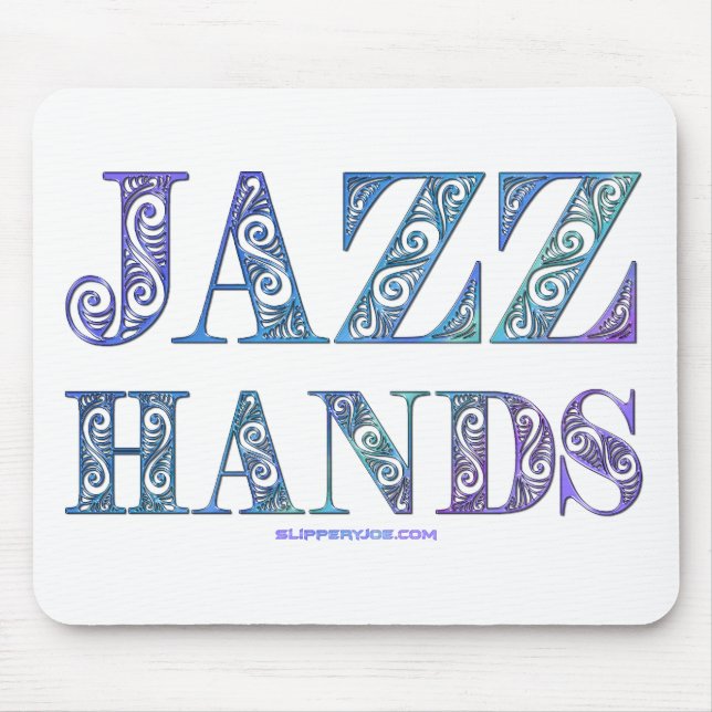 SlipperyJoe's broadway musical Jazz Hands queer ca Mouse Pad (Front)