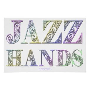 SlipperyJoe's broadway musical Jazz Hands queer ca Poster