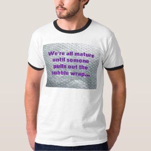 SlipperyJoe's Bubble Wrap popping funny saying pur T-Shirt