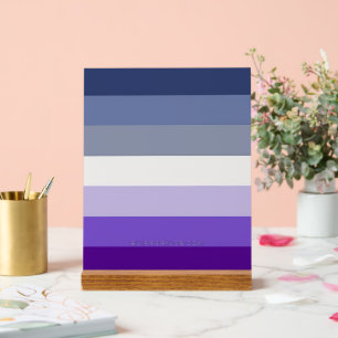 SlipperyJoe's Butch Lesbian Pride Flag represent b Acrylic Sign