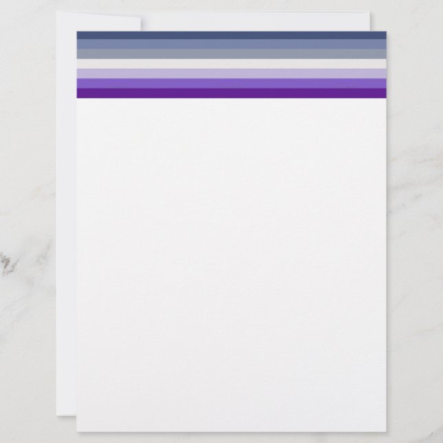 SlipperyJoe's Butch Lesbian Pride Flag represent b Custom Letterhead (Front)