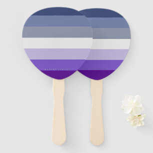 SlipperyJoe's Butch Lesbian Pride Flag represent b Hand Fan