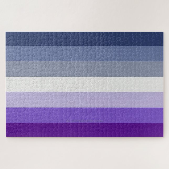 SlipperyJoe's Butch Lesbian Pride Flag represent b Jigsaw Puzzle (Horizontal)