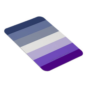 SlipperyJoe's Butch Lesbian Pride Flag represent b Magnet