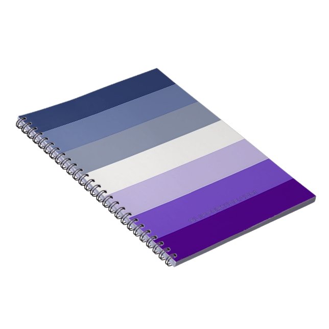 SlipperyJoe's Butch Lesbian Pride Flag represent b Notebook (Right Side)