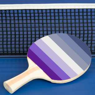 SlipperyJoe's Butch Lesbian Pride Flag represent b Ping Pong Paddle