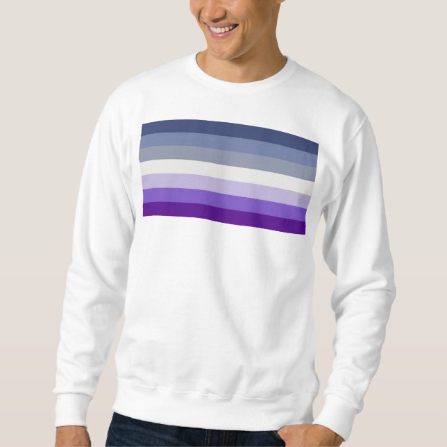 SlipperyJoe's Butch Lesbian Pride Flag represent b Sweatshirt (Front)
