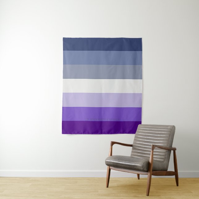 SlipperyJoe's Butch Lesbian Pride Flag represent b Tapestry (In Situ)
