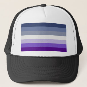 SlipperyJoe's Butch Lesbian Pride Flag represent b Trucker Hat