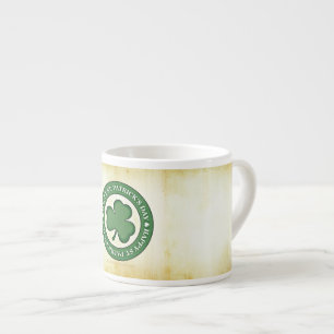 SlipperyJoe's celebrating Saint Patrick's Day Iris Espresso Cup