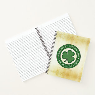 SlipperyJoe's celebrating Saint Patrick's Day Iris Notebook