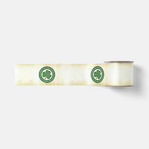 SlipperyJoe's celebrating Saint Patrick's Day Iris Satin Ribbon