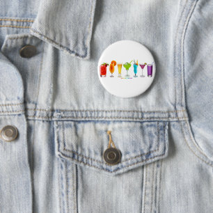 SlipperyJoe's cheers alcohol cocktails LGBTQIA gay 6 Cm Round Badge