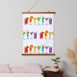 SlipperyJoe's cheers alcohol cocktails LGBTQIA gay Hanging Tapestry