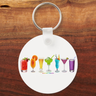 SlipperyJoe's cheers alcohol cocktails LGBTQIA gay Key Ring