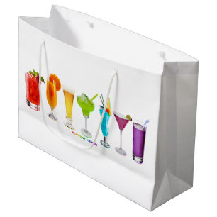 SlipperyJoe's cheers alcohol cocktails LGBTQIA gay Large Gift Bag