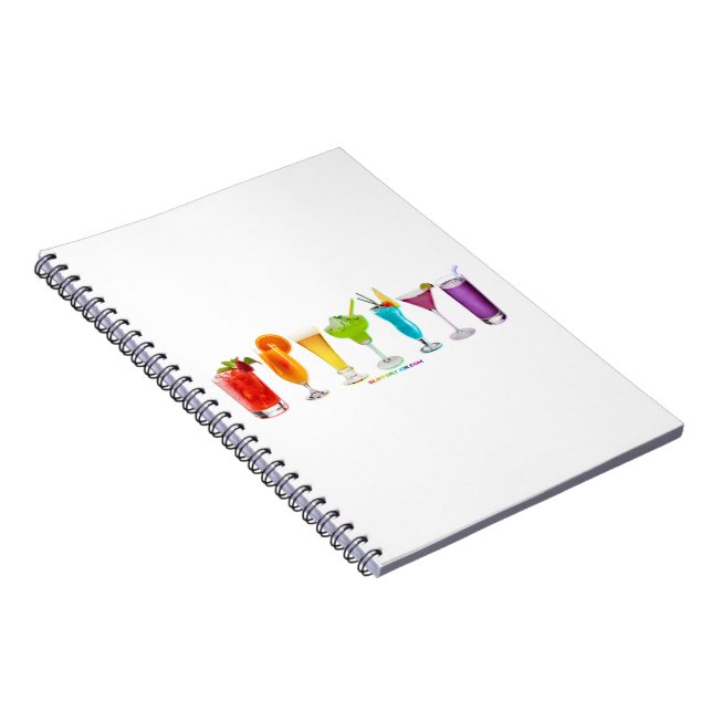 SlipperyJoe's cheers alcohol cocktails LGBTQIA gay Notebook (Right Side)