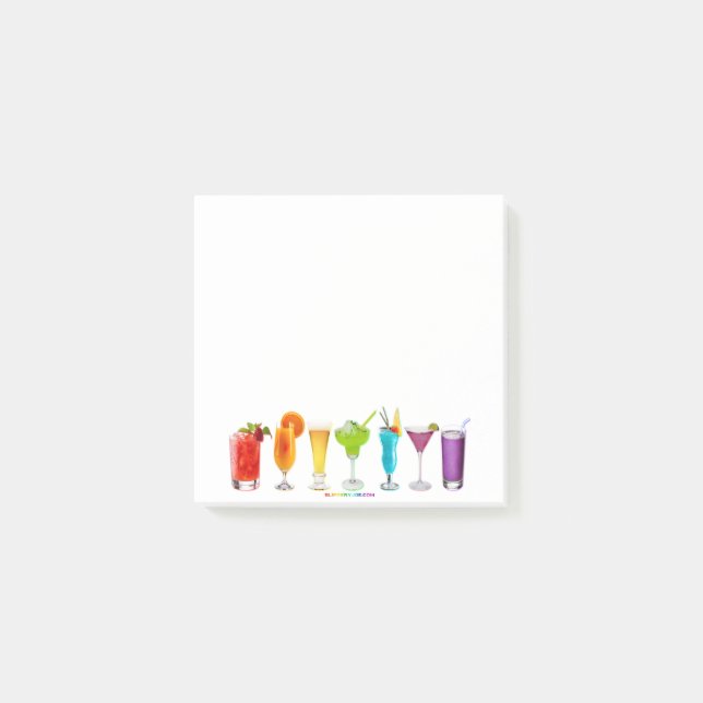 SlipperyJoe's cheers alcohol cocktails LGBTQIA gay Post-it Notes (Front)