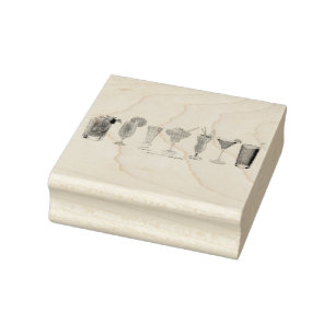 SlipperyJoe's cheers alcohol cocktails LGBTQIA gay Rubber Stamp