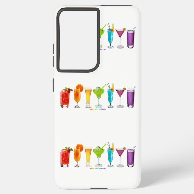 SlipperyJoe's cheers alcohol cocktails LGBTQIA gay Samsung Galaxy S21 Ultra Case (Back)