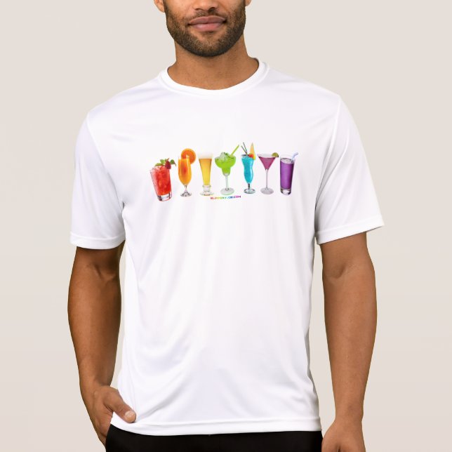 SlipperyJoe's cheers alcohol cocktails LGBTQIA gay T-Shirt (Front)