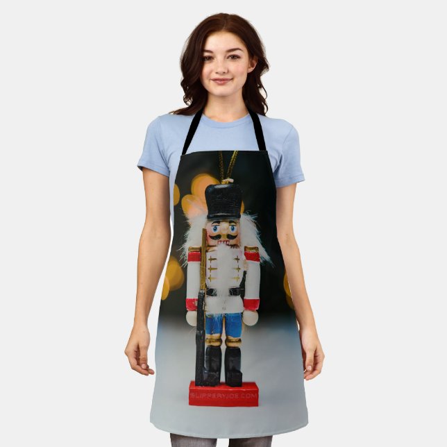 SlipperyJoe's Christmas classic nutcracker ornamen Apron (Worn)