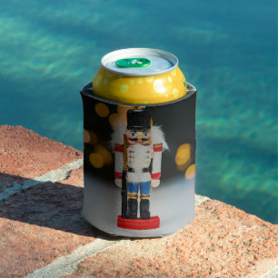 SlipperyJoe's Christmas classic nutcracker ornamen Can Cooler