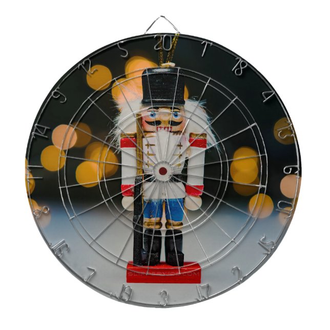 SlipperyJoe's Christmas classic nutcracker ornamen Dartboard (Front)