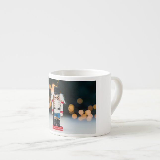 SlipperyJoe's Christmas classic nutcracker ornamen Espresso Cup (Front Right)