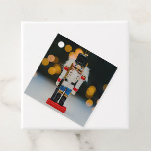 SlipperyJoe's Christmas classic nutcracker ornamen Favour Tags