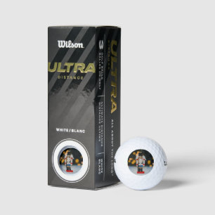 SlipperyJoe's Christmas classic nutcracker ornamen Golf Balls