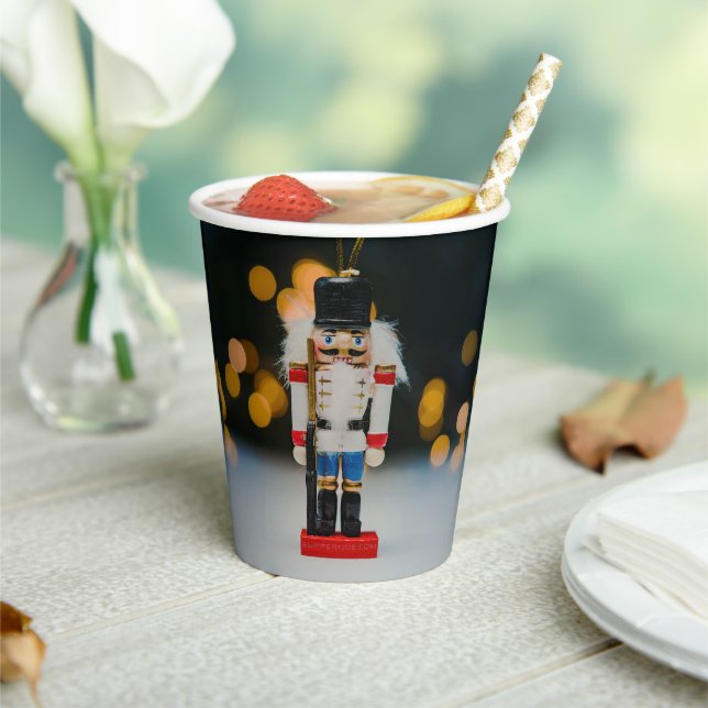 SlipperyJoe's Christmas classic nutcracker ornamen Paper Cups (Insitu)