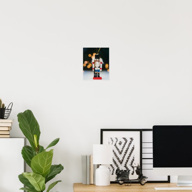 SlipperyJoe's Christmas classic nutcracker ornamen Poster (Home Office)
