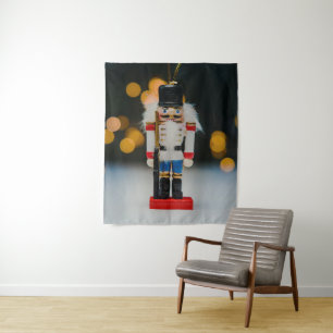 SlipperyJoe's Christmas classic nutcracker ornamen Tapestry