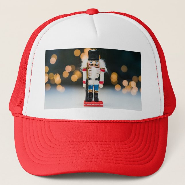 SlipperyJoe's Christmas classic nutcracker ornamen Trucker Hat (Front)