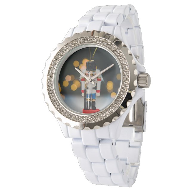 SlipperyJoe's Christmas classic nutcracker ornamen Watch (Angled)